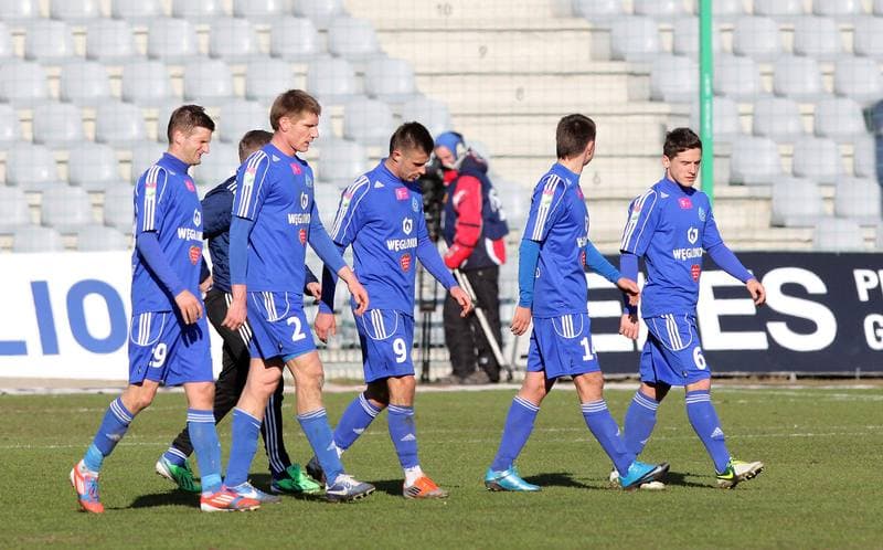 Football. T-mobile Ekstraklasa. Korona Kielce - Ruch Chorzow. 16.03.2013