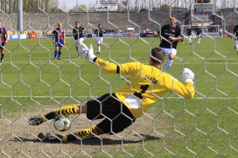 Football. Bytom Ekstraklasa. Polonia Bytom - Cracovia Krakow. 10.05.2011
