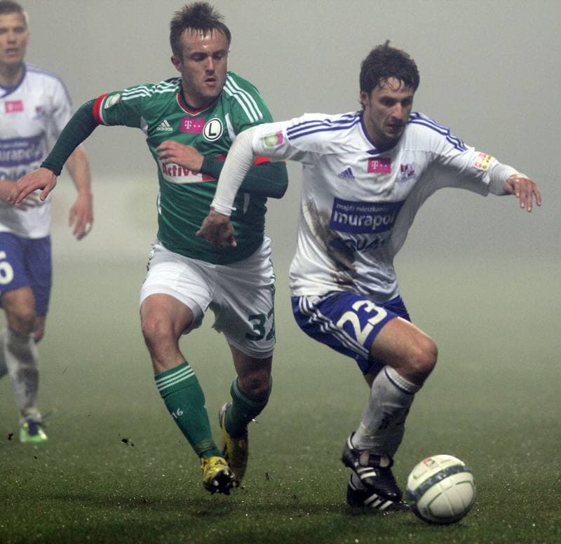 Football. T-Mobile Ekstraklasa. Podbeskidzie Bielsko-Biala - Legia Warsaw. 08.03.2013