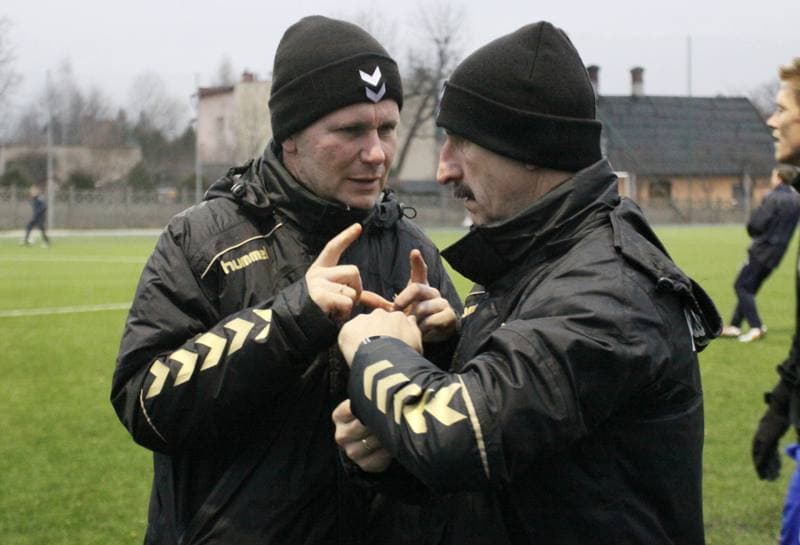 Football. Sparing. Polonia Bytom - Rakow Czestochowa. 19.01.2011