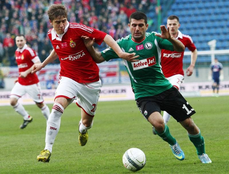 Football. T-Mobile Ekstraklasa. Wisla Krakow - Legia Warsaw. 13.04.2013