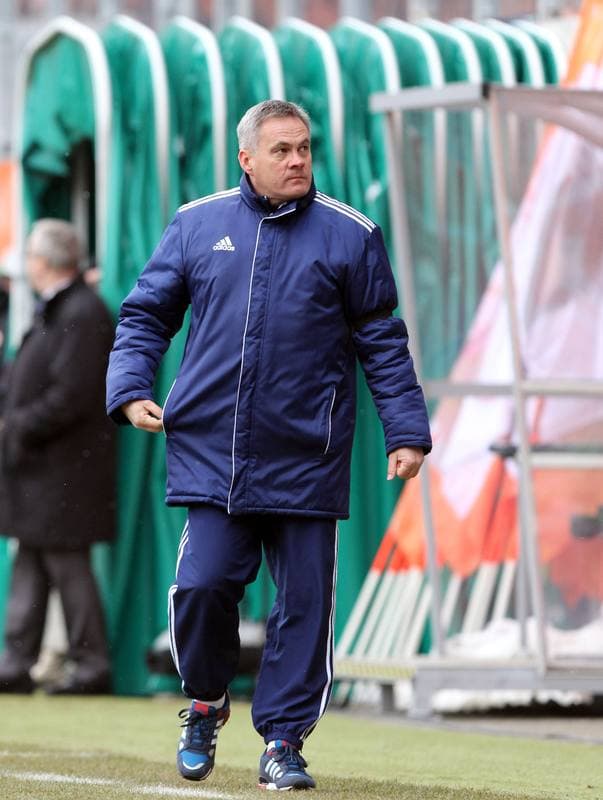 Football. T-mobile Ekstraklasa. Zaglebie Lubin - Ruch Chorzow. 01.04.2013