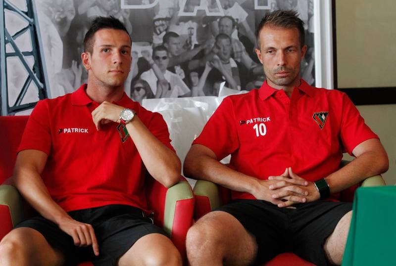 Football. Zaglebie Sosnowiec. Press Conference. 31.07.2014