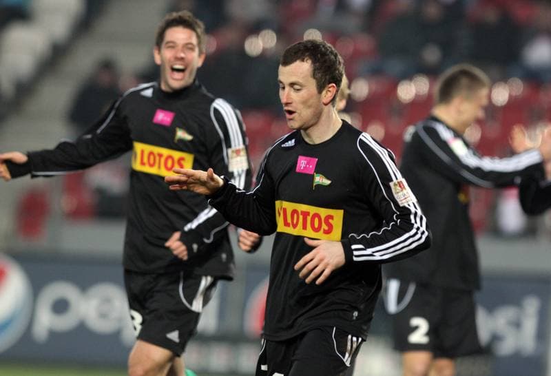 Football. T-Mobile Ekstraklasa. Cracovia Krakow - Lechia Gdansk. 18.02.2012