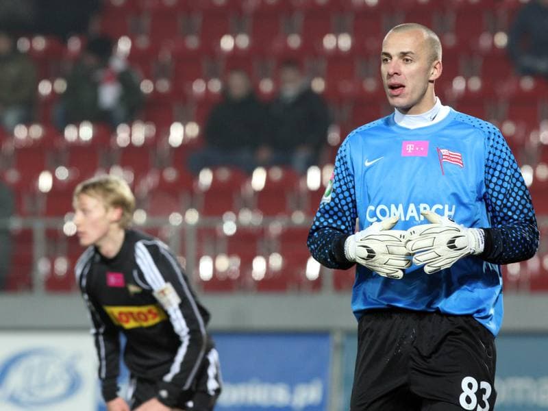 Football. T-Mobile Ekstraklasa. Cracovia Krakow - Lechia Gdansk. 18.02.2012