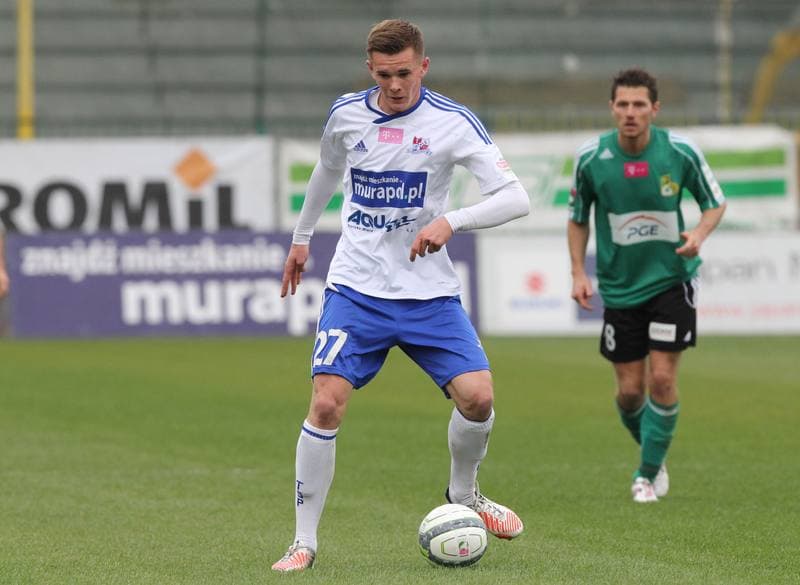 Football. T-Mobile Ekstraklasa. Podbeskidzie Bielsko-Biala - GKS Belchatow. 20.04.2013