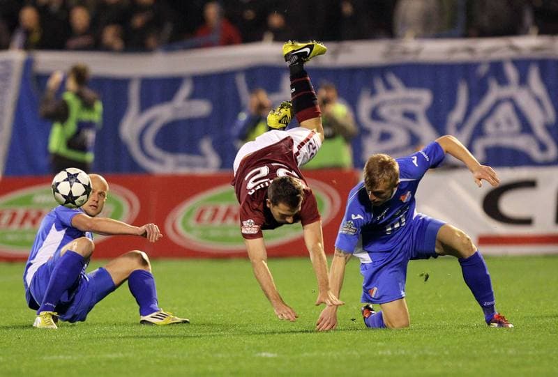 Football. Gambrinus Liga. Banik Ostrava - Sparta Prague. 20.04.2013