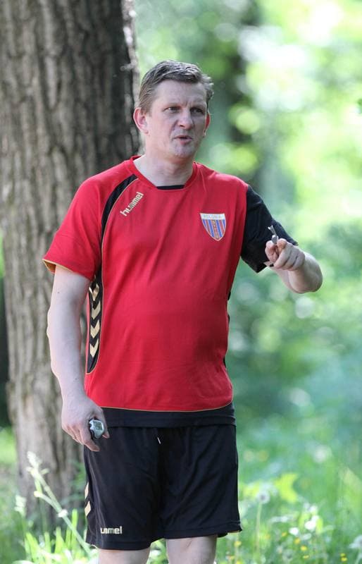 Football. Polonia Bytom. Training. 24.05.2011