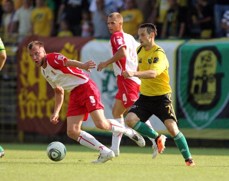 Football. I liga. GKS Katowice - LKS Lodz. 31.10.2010