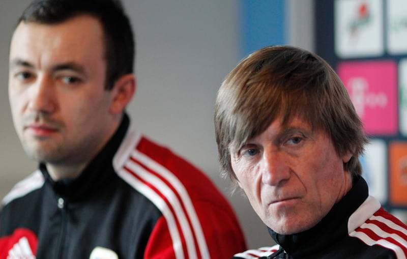 Football. Ruch Chorzow. Press Conference. 12.02.2015