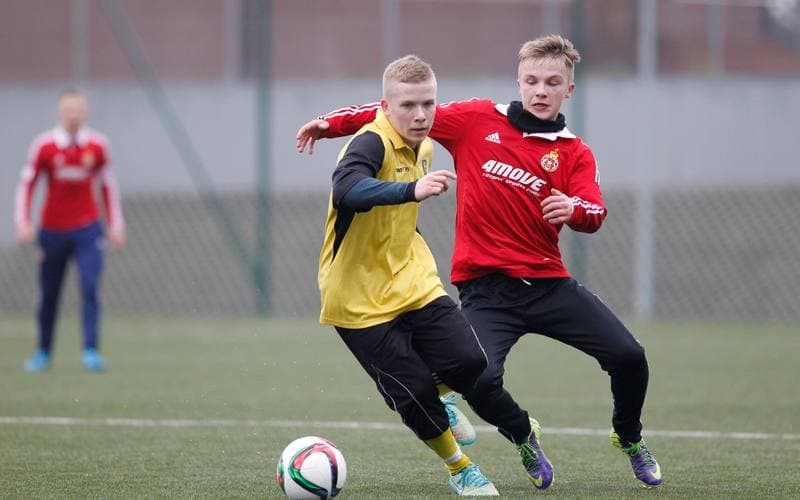Football. Friendly Match. GKS Katowice - Wisla Krakow. 26.02.2015