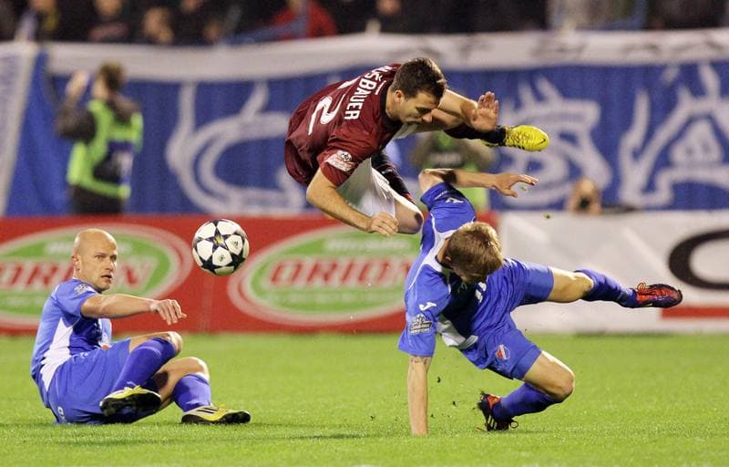 Football. Gambrinus Liga. Banik Ostrava - Sparta Prague. 20.04.2013