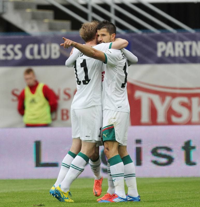 Football. T-Mobile Ekstraklasa. Piast Gliwice - Slask Wroclaw. 12.05.2013