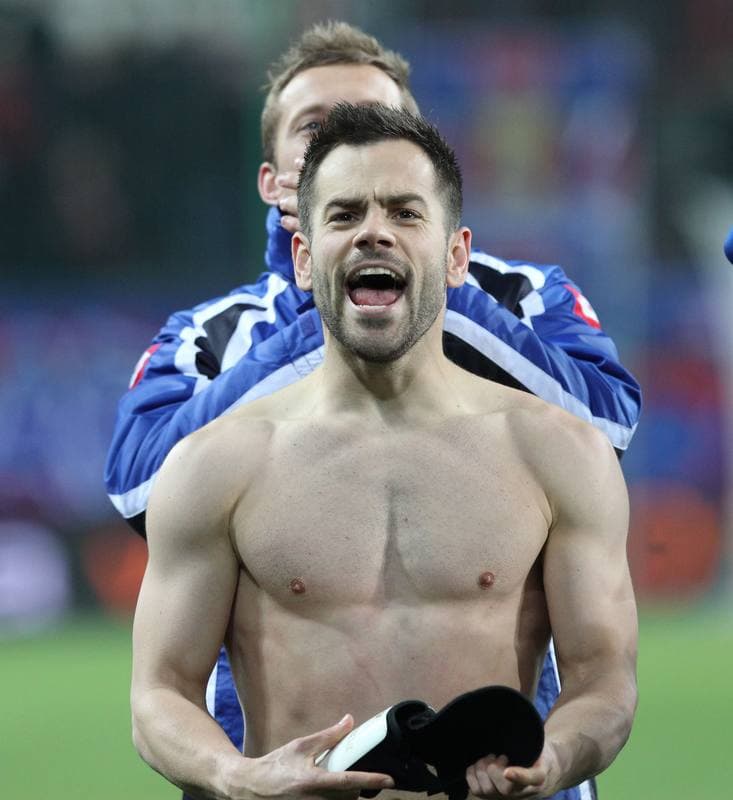 Football. Puchar Polski. Wisla Krakow - Ruch Chorzow. 10.04.2012