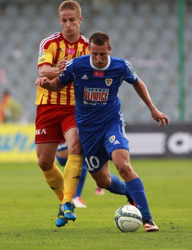 Football. T-Mobile Ekstraklasa. Korona Kielce - Piast Gliwice. 26.08.2013