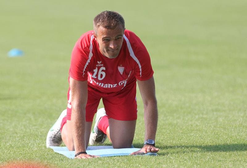 Football. Gornik Zabrze. Training. 05.03.2012