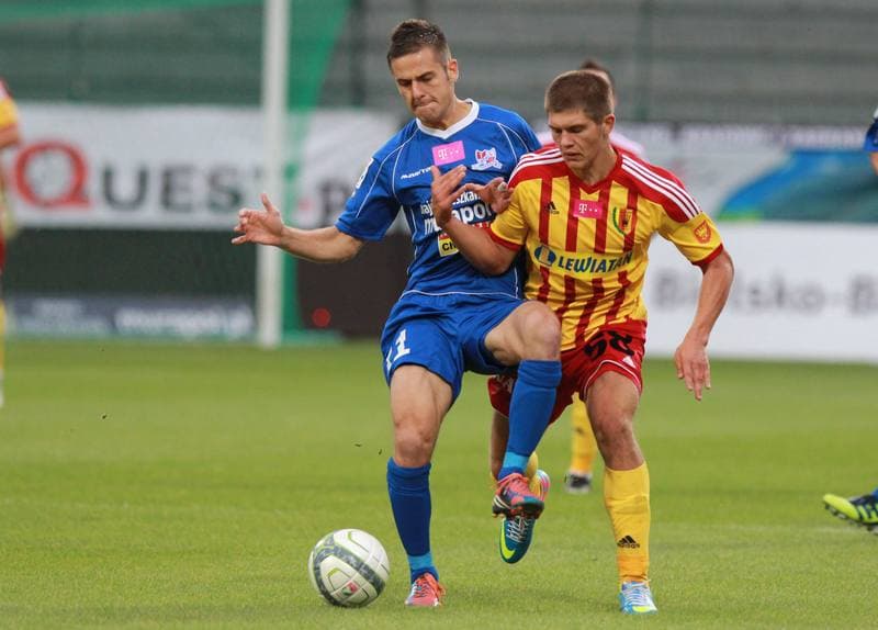Football. T-Mobile Ekstraklasa. Podbeskidzie Bielsko Biala - Korona Kielce. 02.09.2013