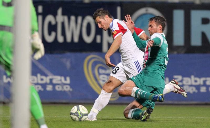 Football. PKO BP Ekstraklasa. Gornik Zabrze - Slask Wroclaw. 18.09.2015
