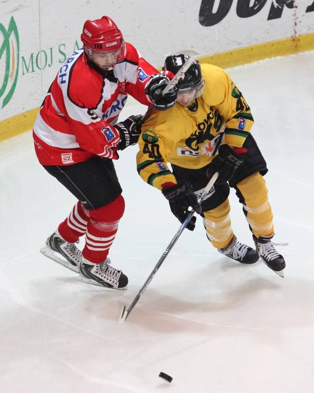 Ice Hockey. Polska Liga Hokeja na Lodzie. HC GKS Katowice - Comarch Cracovia Krakow. 02.10.2012