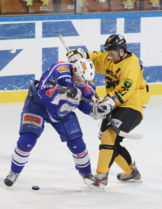 Ice Hockey. Polska Liga Hokeja na Lodzie. HC GKS Katowice - Aksam Unia Oswiecim. 07.10.2012