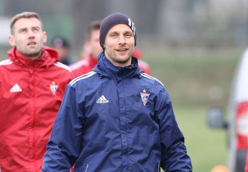 Football. Gornik Zabrze. Training. 12.11.2013