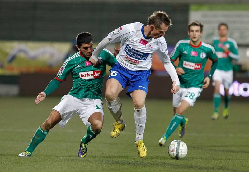 Football. T-Mobile Ekstraklasa. Podbeskidzie Bielsko Biala - Legia Warsaw. 01.12.2013