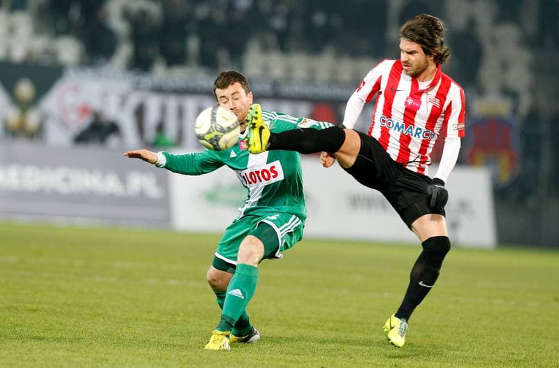 Football. T-Mobile Ekstraklasa. Cracovia Krakow - Lechia Gdansk. 04.12.2013
