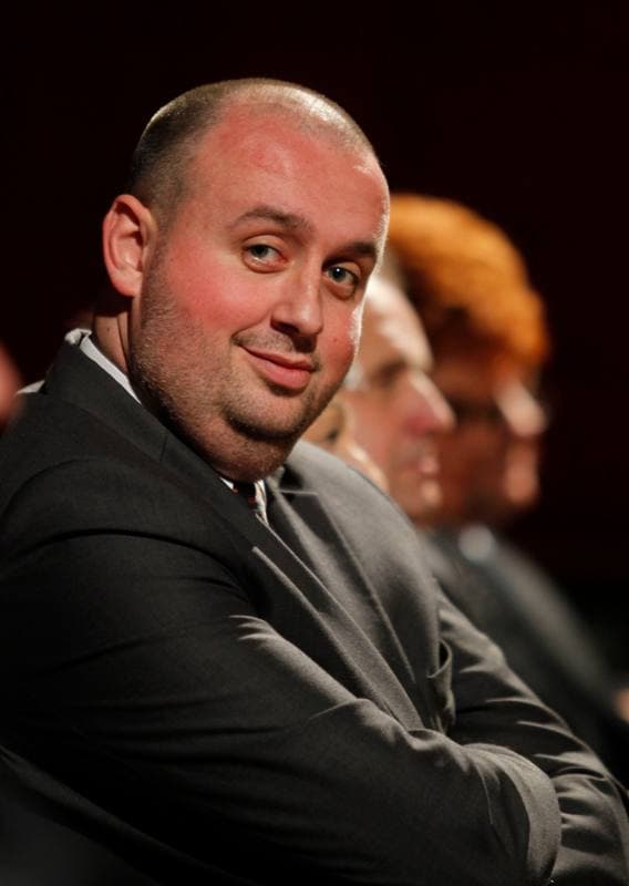 Football. GKS Katowice. Press Conference. 10.12.2013
