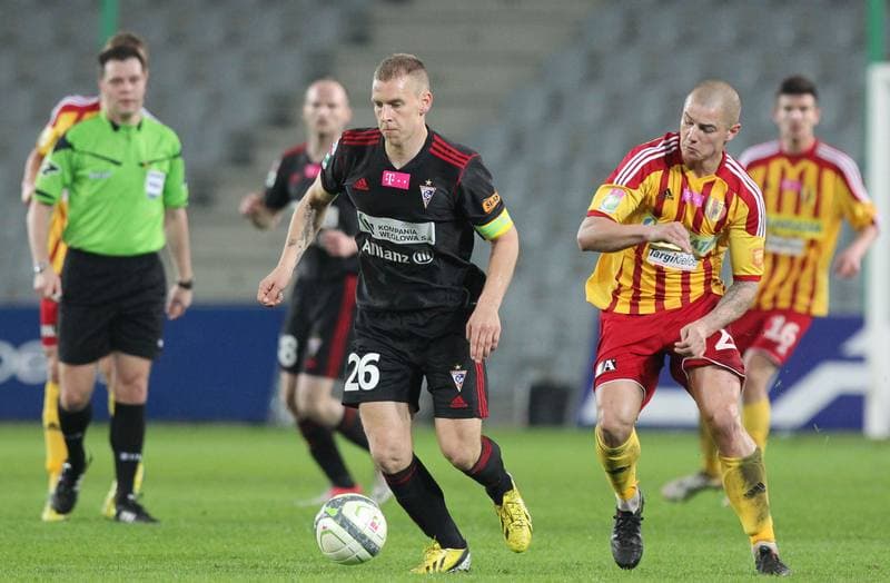 Football. T-Mobile Ekstraklasa. Korona Kielce - Gornik Zabrze. 19.04.2013