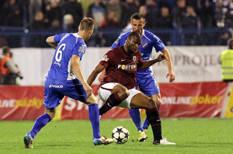 Football. Gambrinus Liga. Banik Ostrava - Sparta Prague. 20.04.2013