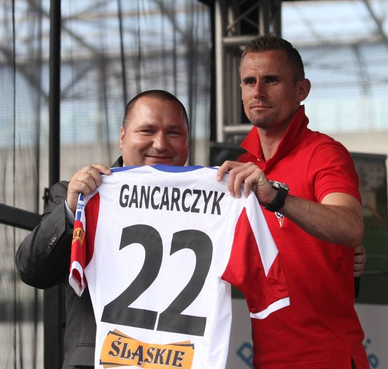 Football. Gornik Zabrze. Press Conference. 16.07.2013