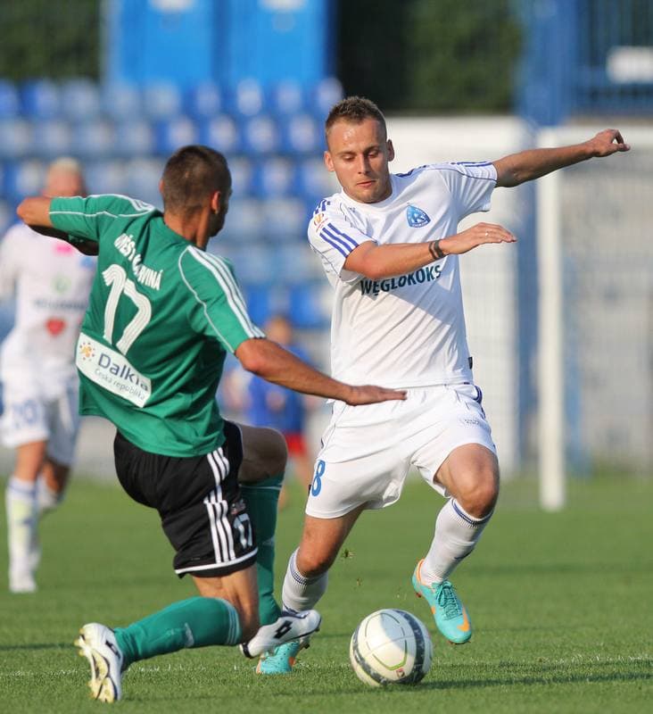 Football. Sparing. Ruch Chorzow - MFK Karvina. 09.07.2013