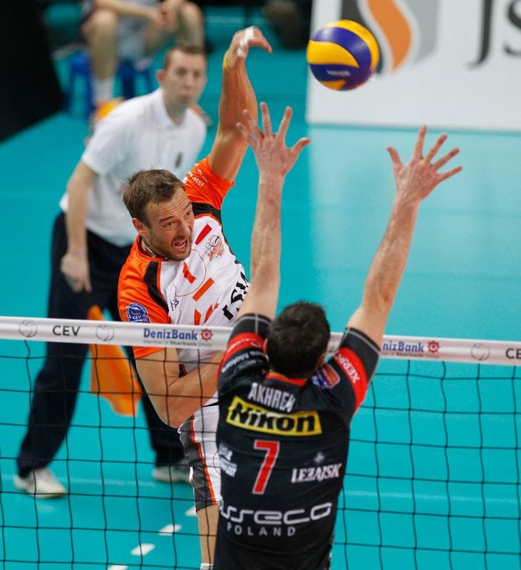Volleyball. CEV Champions League. Jastrzebski Wegiel - Asseco Resovia Rzeszow. 05.02.2014