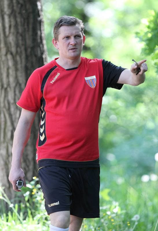 Football. Polonia Bytom. Training. 24.05.2011