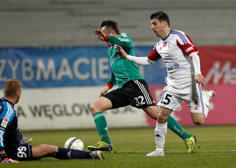 Football. Polish Cup. Gornik Zabrze - Legia Warsaw. 18.12.2013