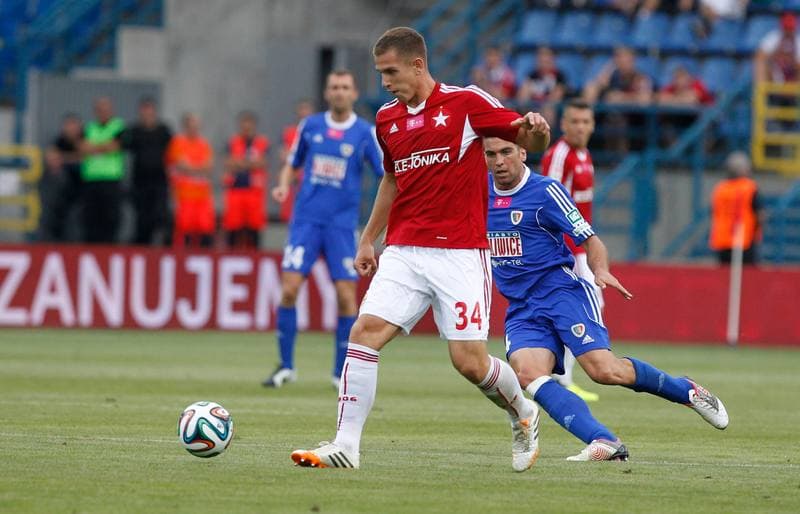 Football. T-Mobile Ekstraklasa. Wisla Krakow - Piast Gliwice. 28.07.2014