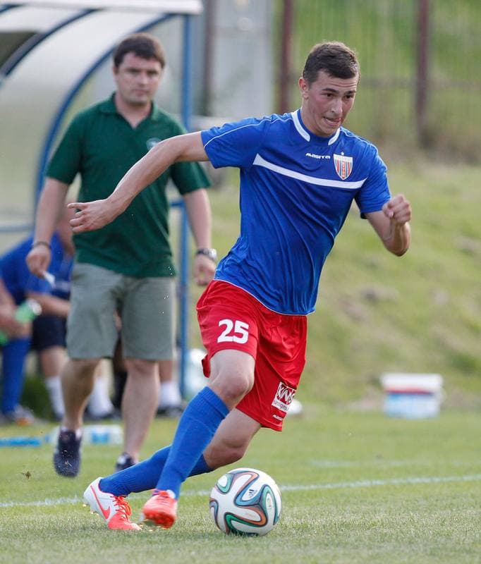 Football. III Liga Opolsko - Slaska. Polonia Bytom - Rekord Bielsko Biala. 10.08.2014