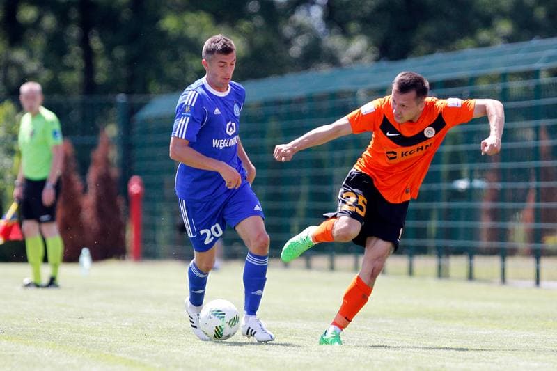 Football. Sparing. Zaglebie Lubin - Ruch Chorzow. 18.06.2016
