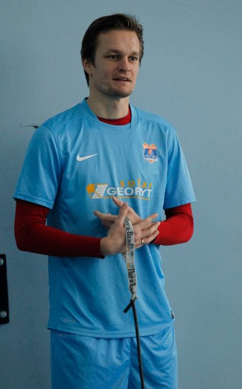 Football. Termalica Bruk-Bet Nieciecza. Training. 30.01.2014