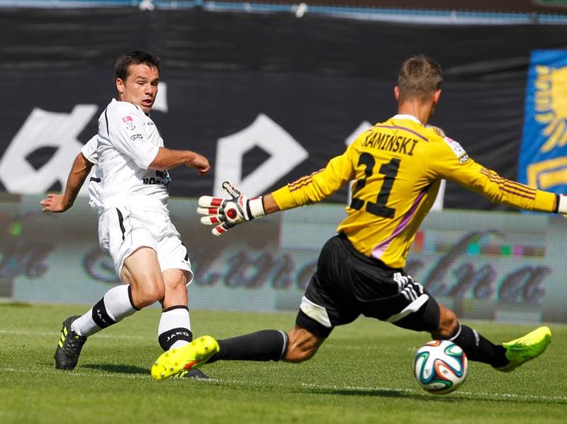 Football. T-Mobile Ekstraklasa. Ruch Chorzow - Gornik Leczna. 27.07.2014