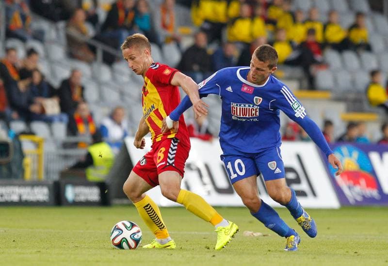 Football. T-Mobile Ekstraklasa. Korona Kielce - Piast Gliwice. 26.08.2013