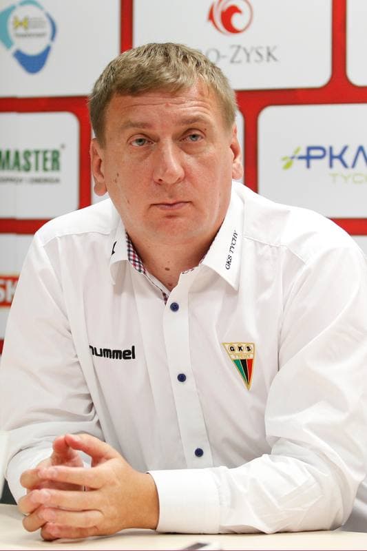 Football. GKS Tychy. Press Conference. 29.07.2016