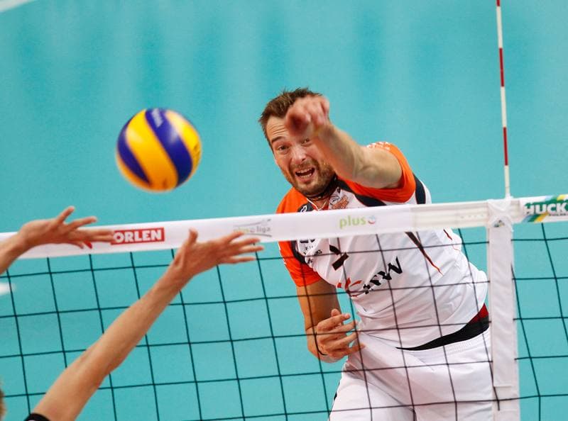 Volleyball. Sparing. Jastrzebski Wegiel - Berlin Recycling Volleys. 01.10.2014