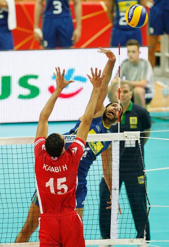 Volleyball. FIVB Men's World Championship. Brazil - Tunisia. 03.09.2014