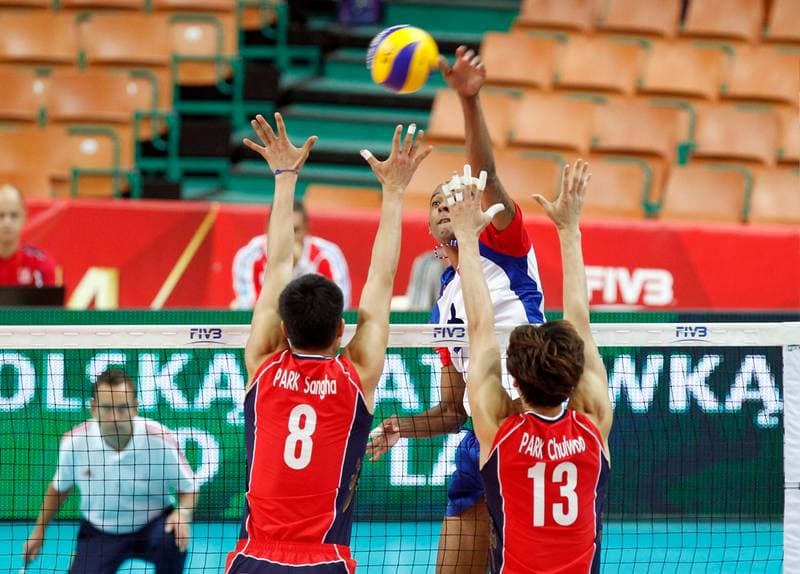 Volleyball. FIVB Men's World Championship. Korea - Cuba. 05.09.2014