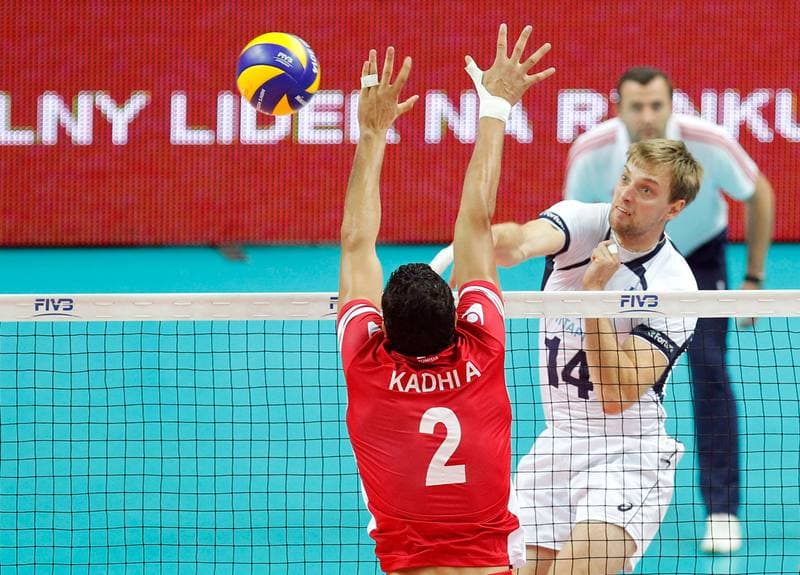 Volleyball. FIVB Men's World Championship. Tunisia - Finland. 07.09.2014