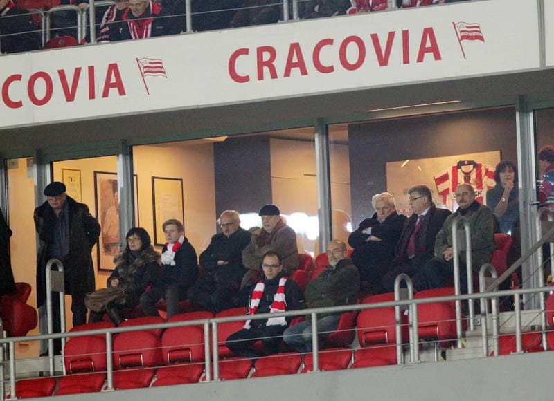 Football. T-Mobile Ekstraklasa. Cracovia Krakow - Zaglebie Lubin. 02.03.2012