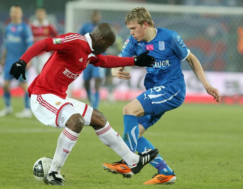 Football. T-Mobile Ekstraklasa. Wisla Krakow - Lech Poznan. 09.03.2012