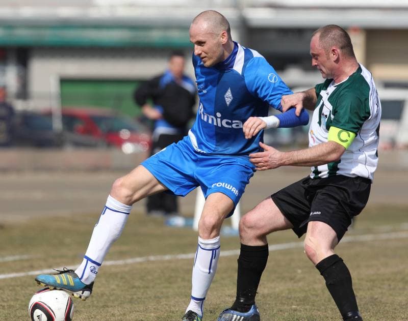 Football. II liga. ROW Rybnik - Baltyk Gdynia. 18.03.2012