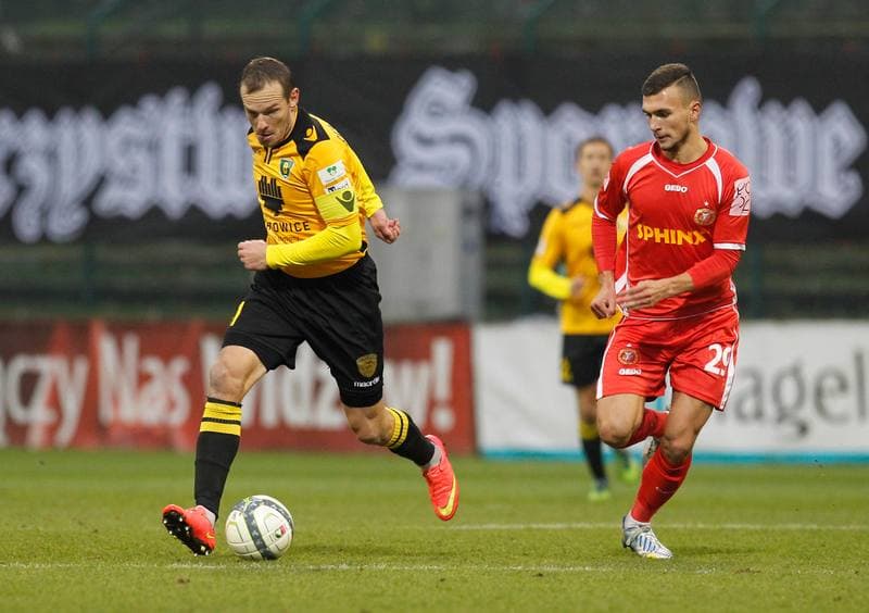 Football. I Liga. Widzew Lodz - GKS Katowice. 22.11.2014
